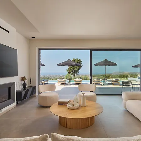 Gavras Exclusive Villas, With Infinity Pools, Whirlpools & Seaviews, By Thinkvilla Вилла Pikris